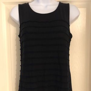 Ann Taylor Dark Blue Sleeveless Top